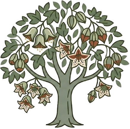 Kurrajong tree illustration